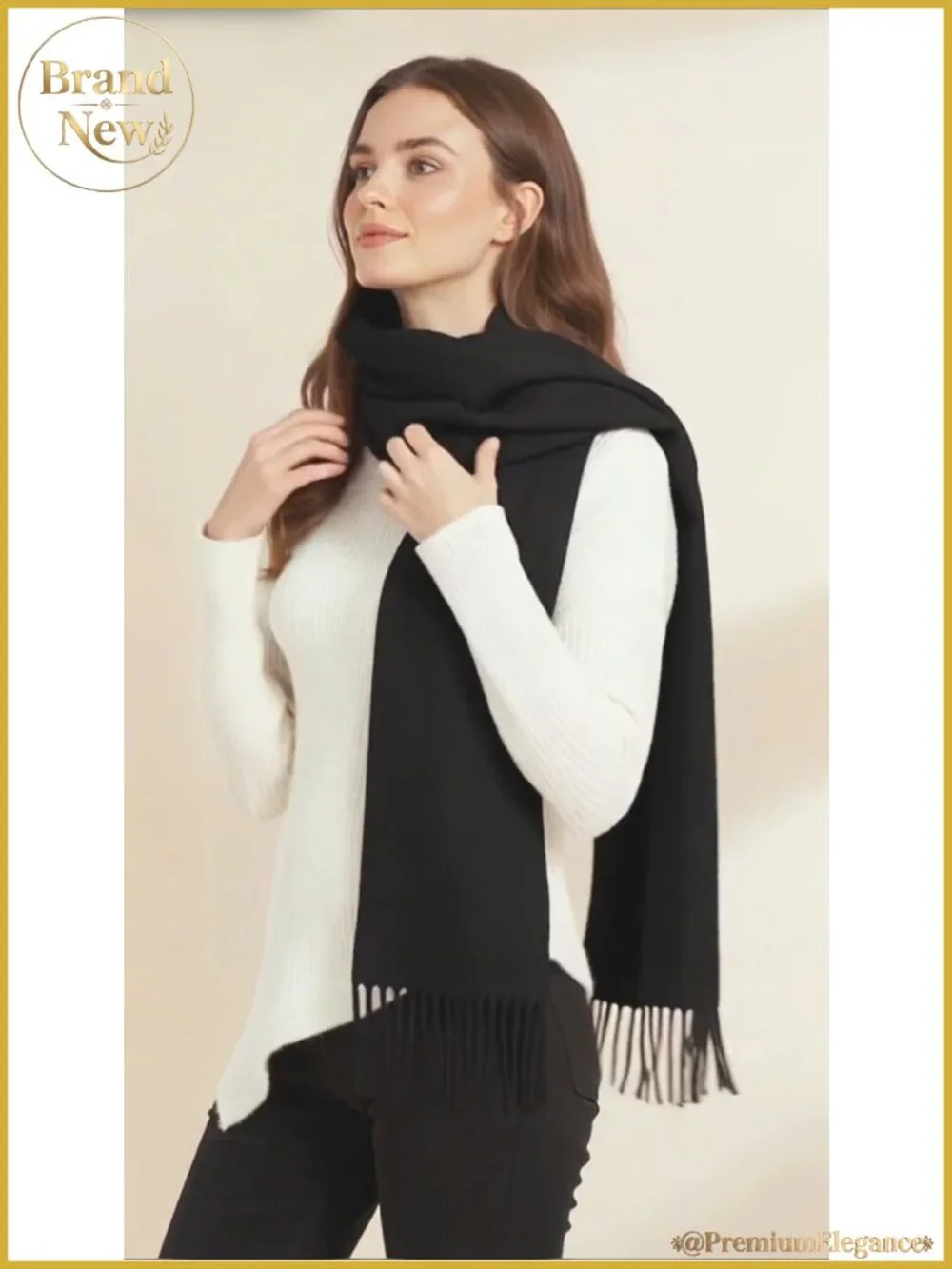 Cashmere Feel Pashmina Shawl Wrap Winter Scarf Wedding Evening Wrap